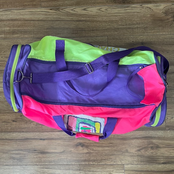 Retro 80s / 90s Neon Challenger Surf & Sail Duffle Bag - Picture 10 of 13